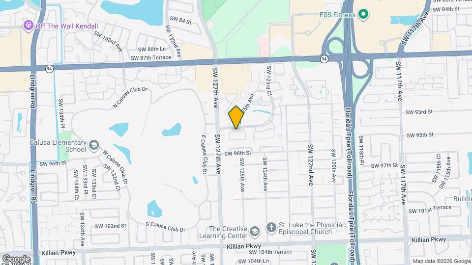12518 SW 94th Ter Map and Location Details