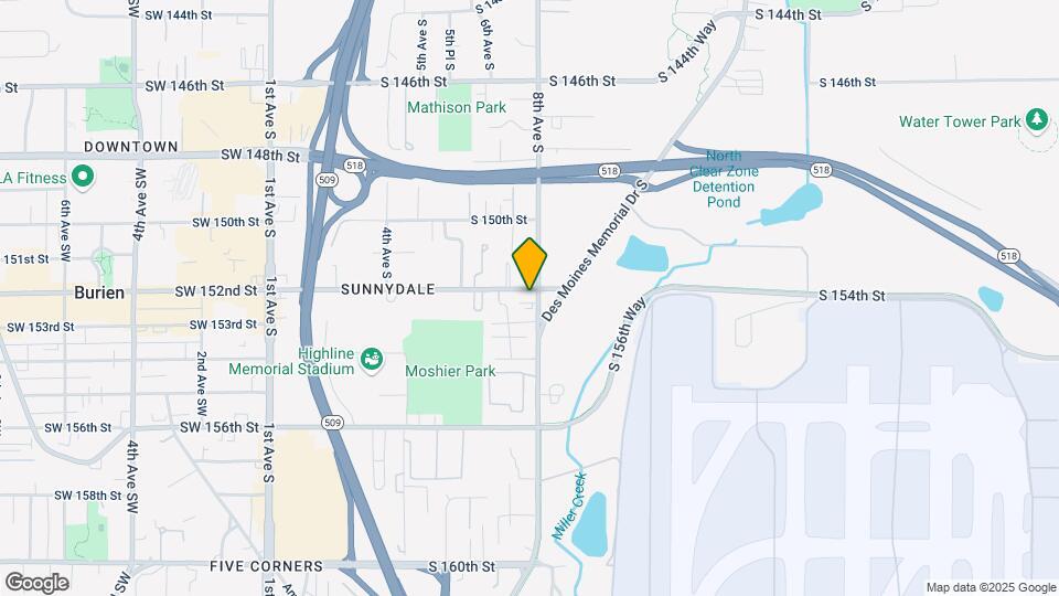 15203 8th Ave Mapa y Detalles de la Ubicación