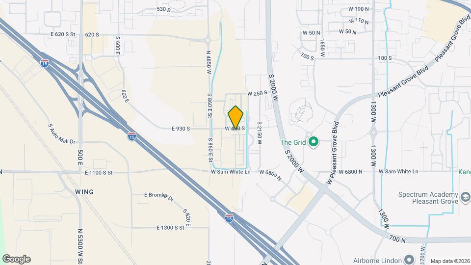 2309 W 450 S Map and Location Details