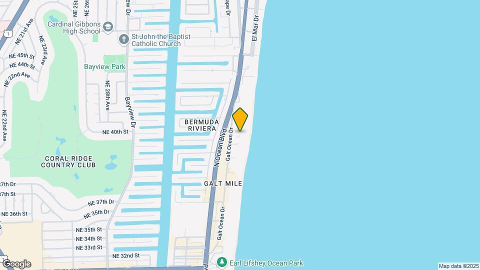 4040 Galt Ocean Dr Mapa y Detalles de la Ubicación