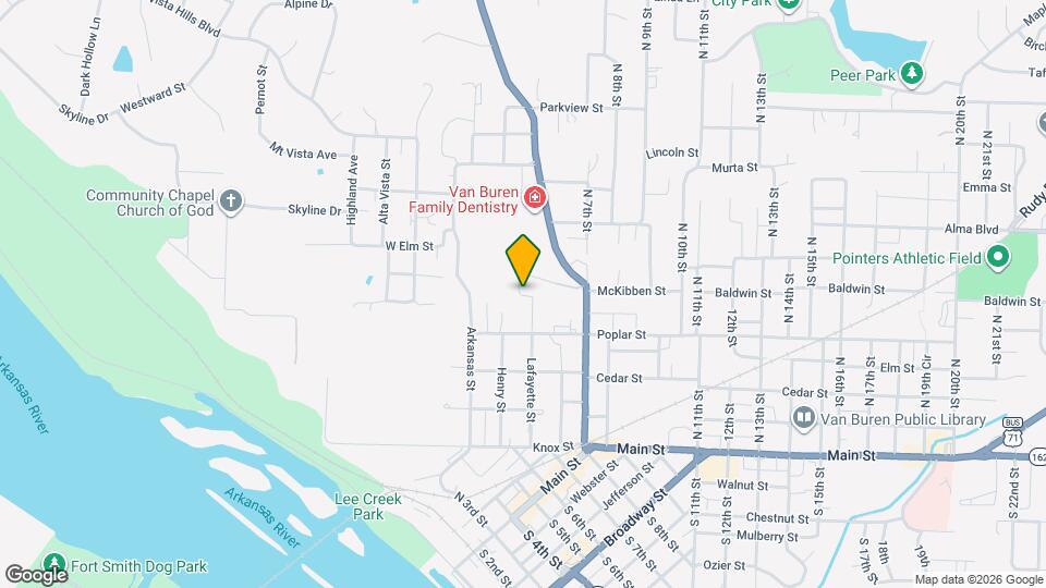 516 Lafayette St Map and Location Details