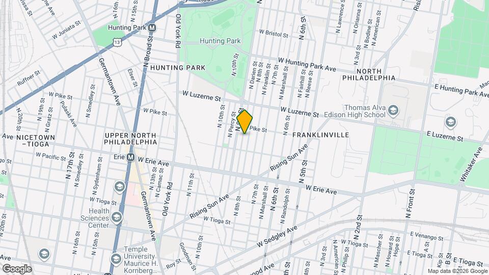 3837 N Darien St Map and Location Details
