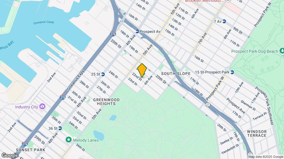 285 22nd St Mapa y Detalles de la Ubicación