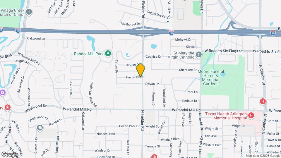 1700 Foster Dr Map and Location Details