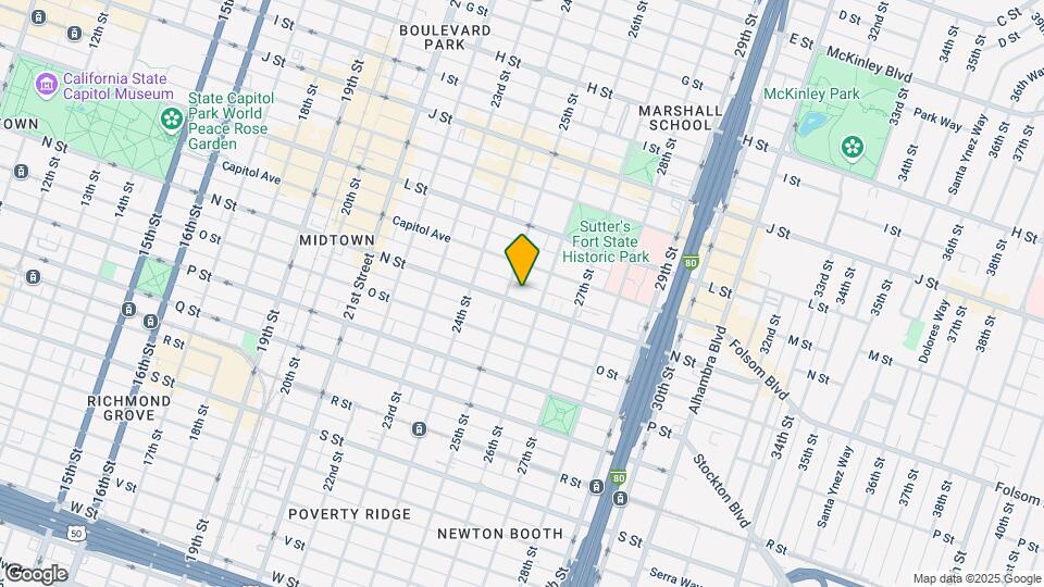 2511 N St Map and Location Details