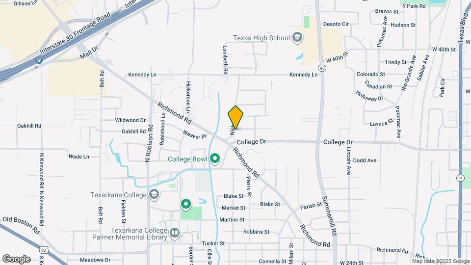 2319 Shady Ln Map and Location Details