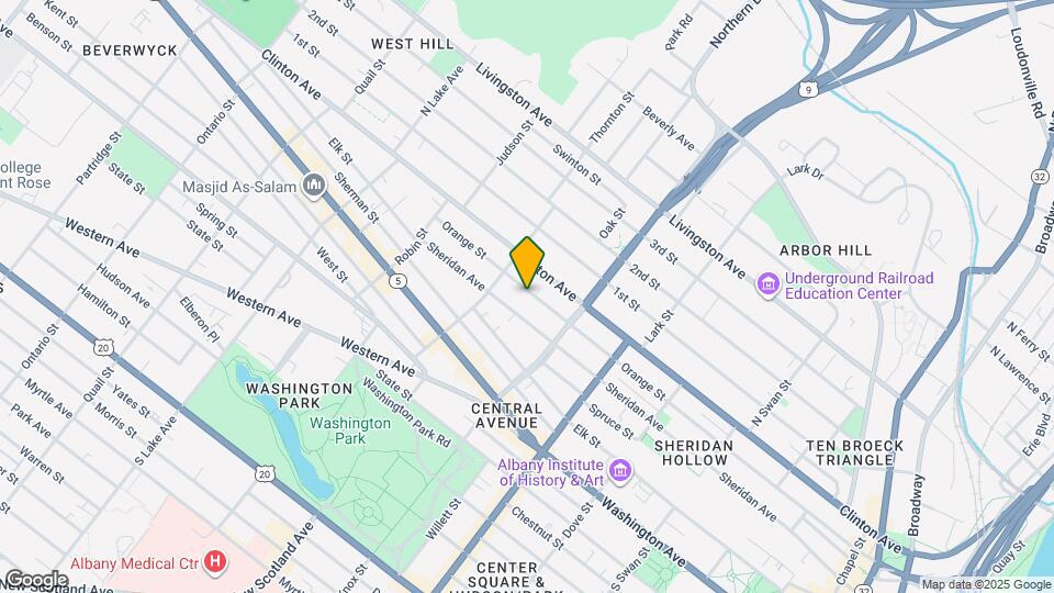 380 Orange St Map and Location Details