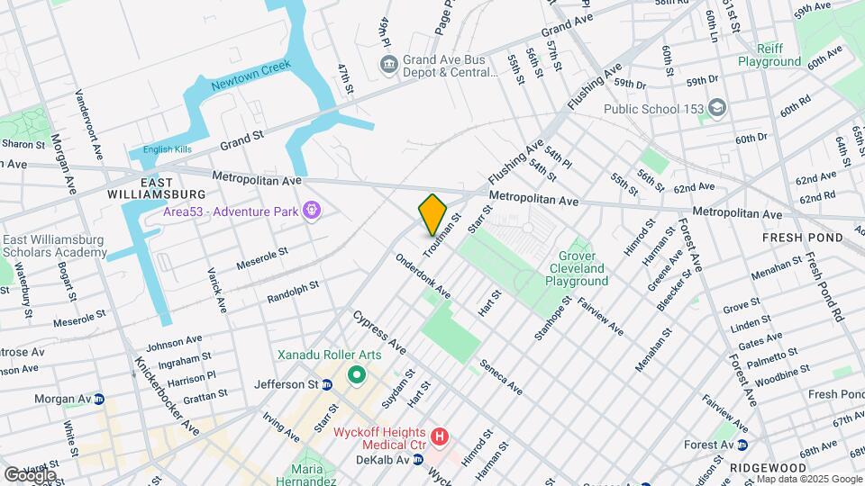 18-87 Troutman St Mapa y Detalles de la Ubicación