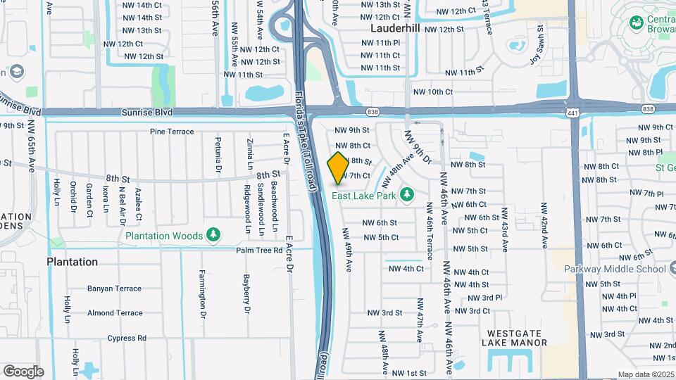 8353 NW 7th Pl Mapa y Detalles de la Ubicación