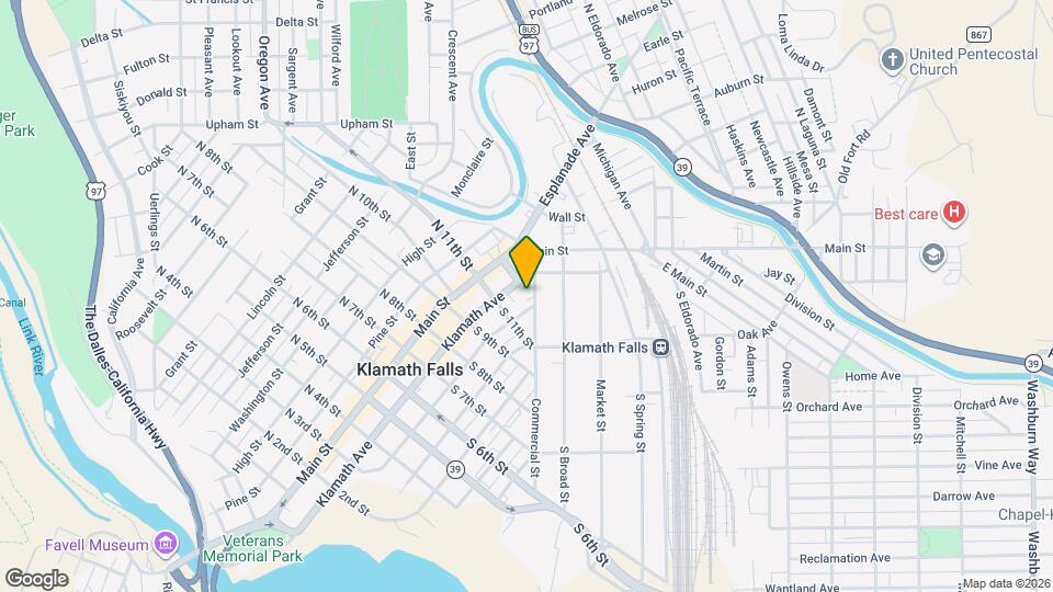 Georgetown Apts of Klamath Falls Mapa y Detalles de la Ubicación