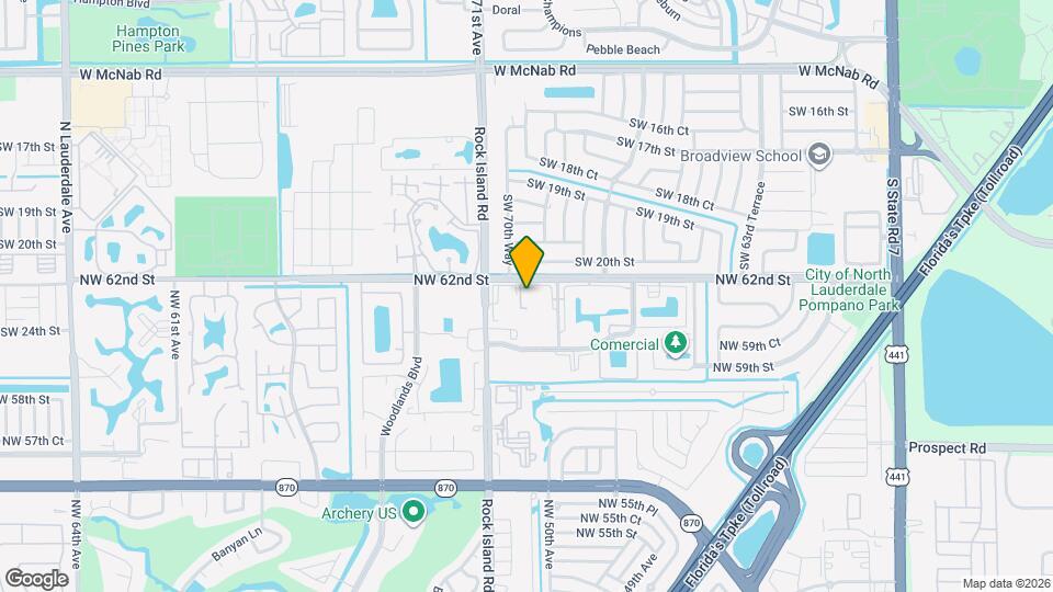 6095 N Sabal Palm Blvd Map and Location Details