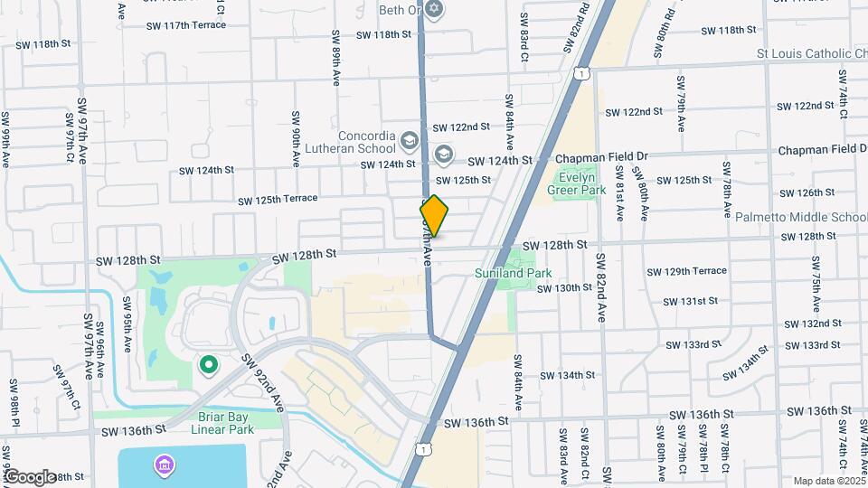 8645 SW 128th St Mapa y Detalles de la Ubicación