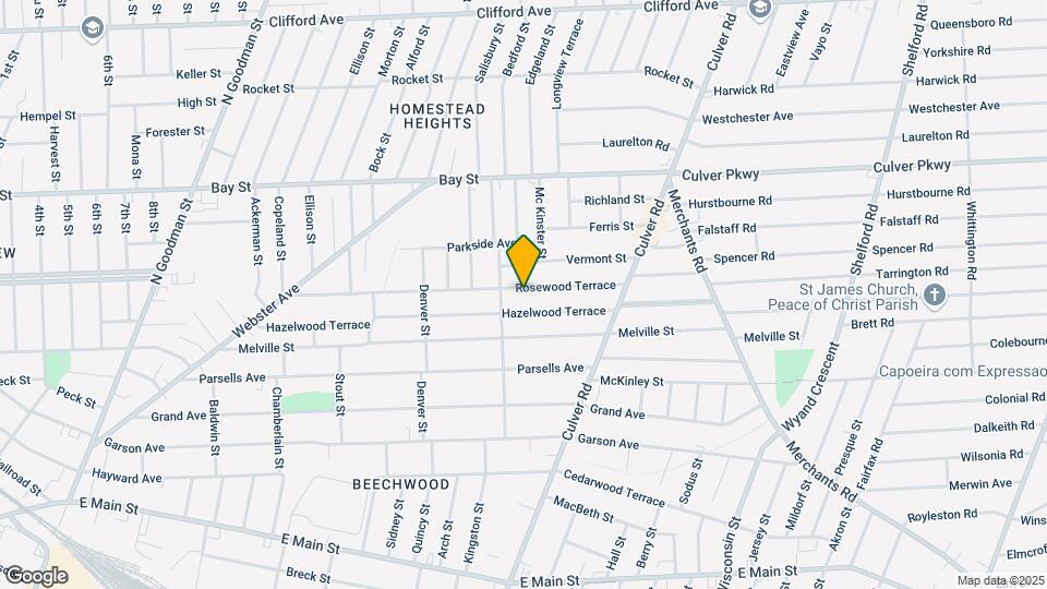 333 Rosewood Ter Map and Location Details