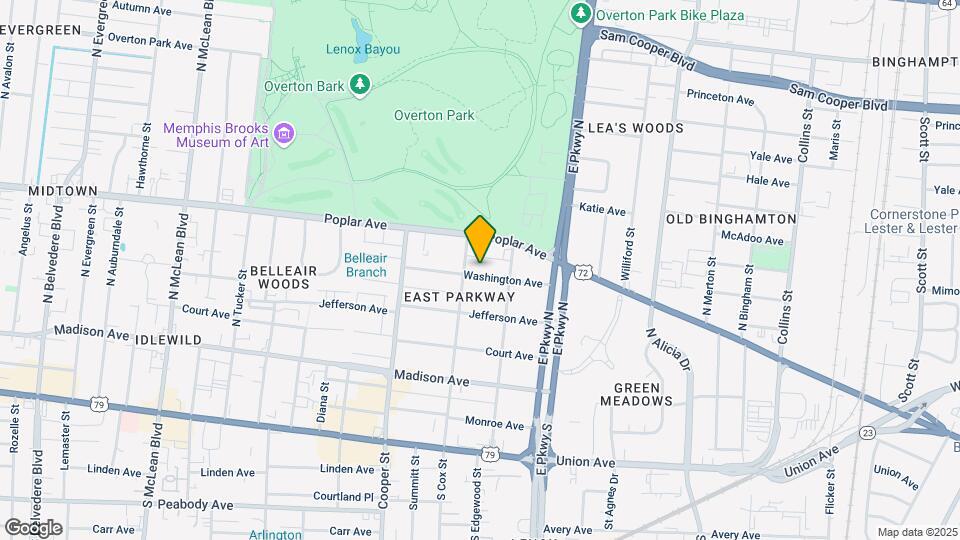 2232 Washington Ave Map and Location Details