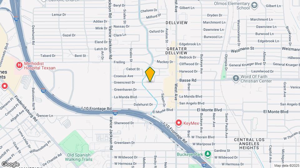 2210 Greencrest Dr Mapa y Detalles de la Ubicación