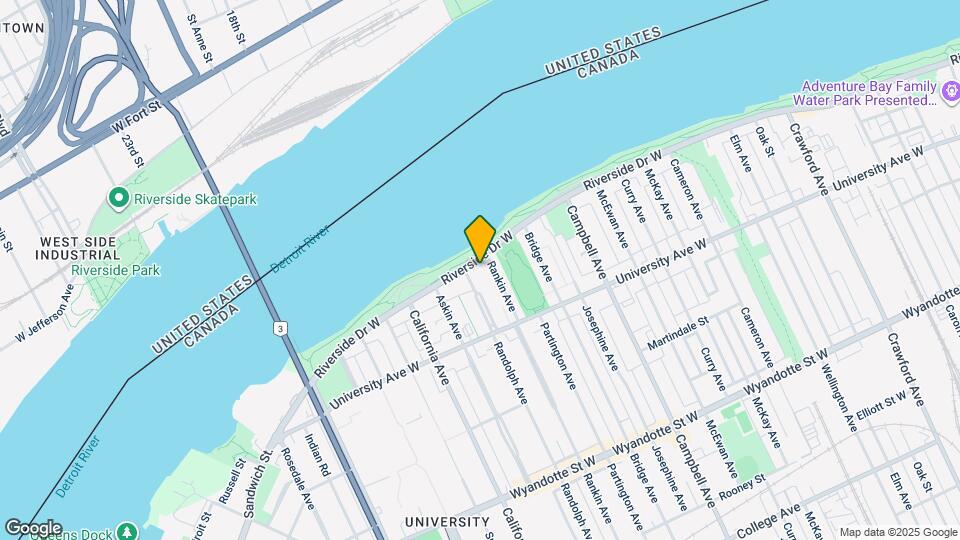 2135 Riverside Dr W Map and Location Details