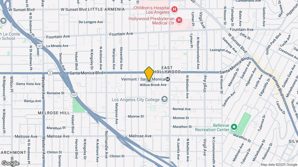 4713 Willow Brook Ave Map and Location Details