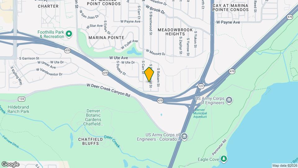8905 S Brentwood St Map and Location Details
