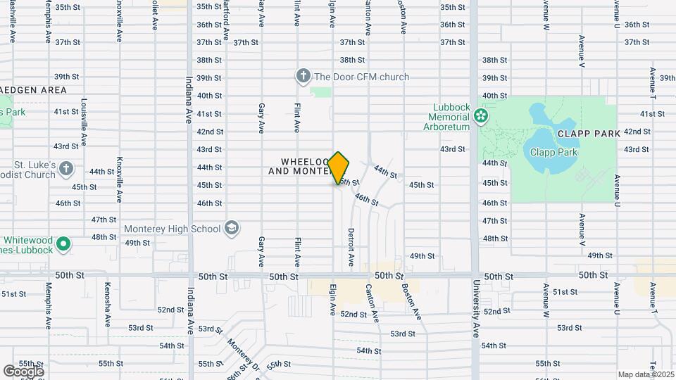 4601 Elgin Ave Map and Location Details