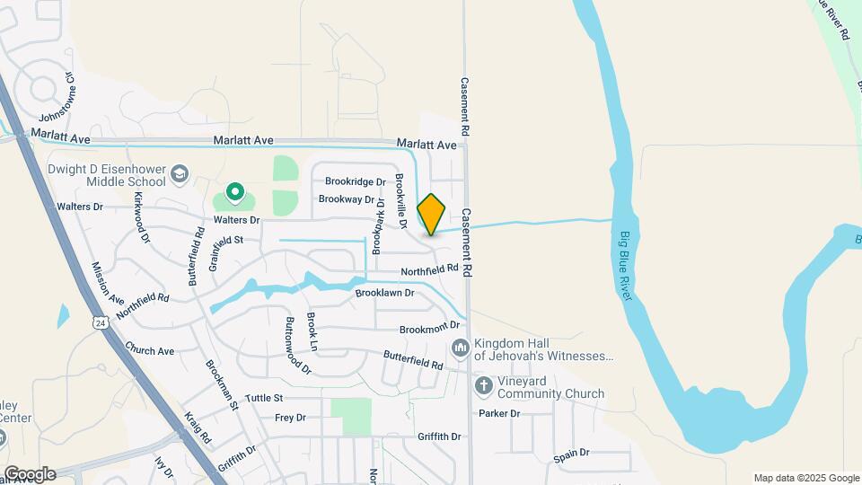 2700 Brookville Dr Map and Location Details