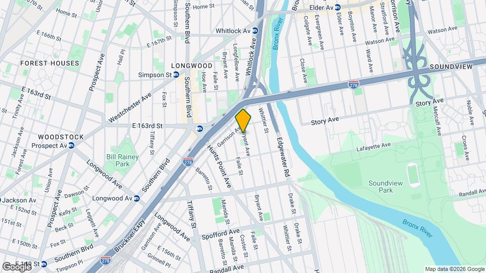 915 Bryant Ave, Unit 2 Mapa y Detalles de la Ubicación