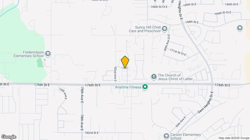 8319 174th Street Ct E Mapa y Detalles de la Ubicación