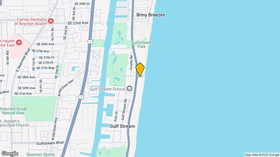 3851 N Ocean Blvd Map and Location Details