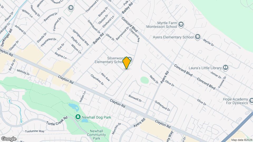 1608 Claycord Ave Map and Location Details