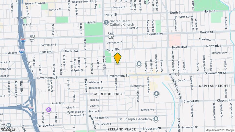 2323 Spain St Map and Location Details