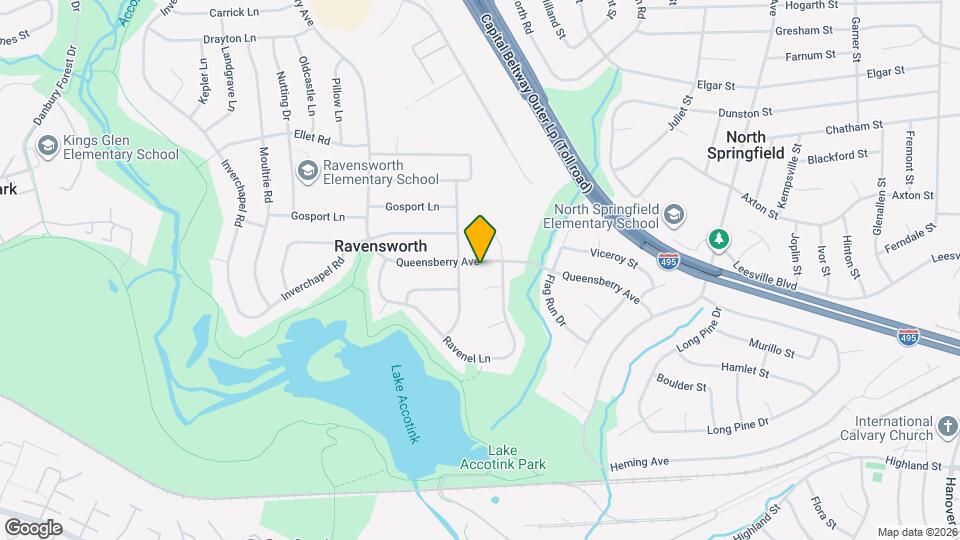 5536 Queensberry Ave Map and Location Details