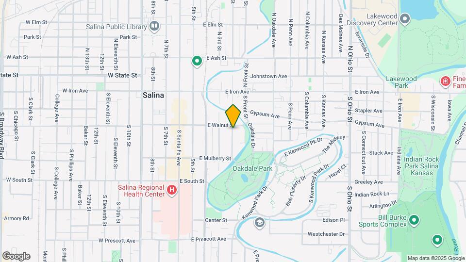 211 S 2nd St Map and Location Details