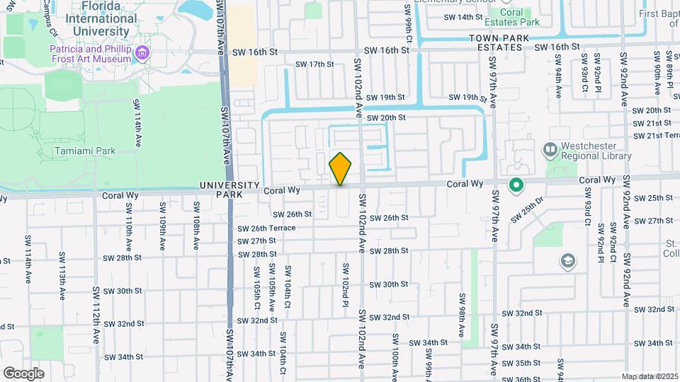 2403 SW 102nd Pl Map and Location Details