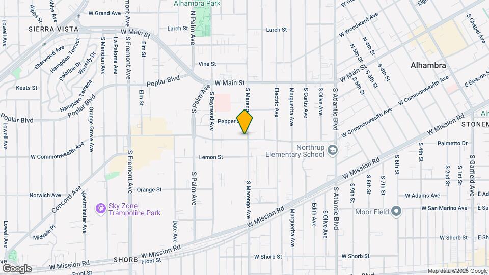 231 S Marengo Ave Mapa y Detalles de la Ubicación