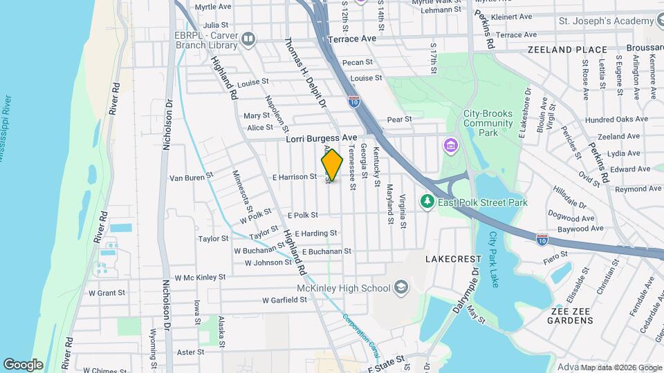 2031 Alabama St Map and Location Details