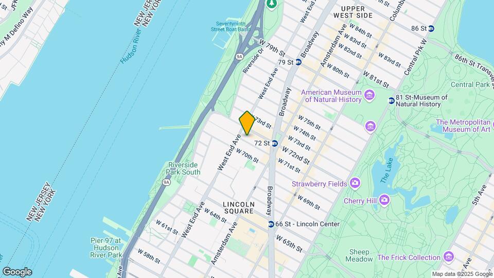 265 W 71st St Map and Location Details