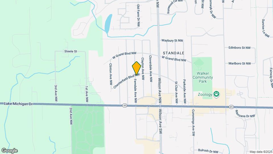544 Ferndale Ave NW Map and Location Details