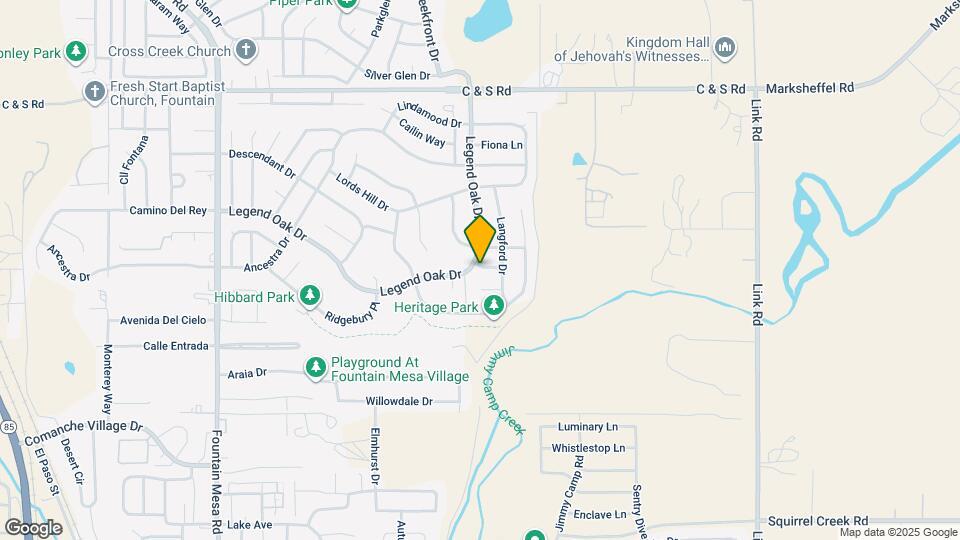 1245 Legend Oak Dr Map and Location Details