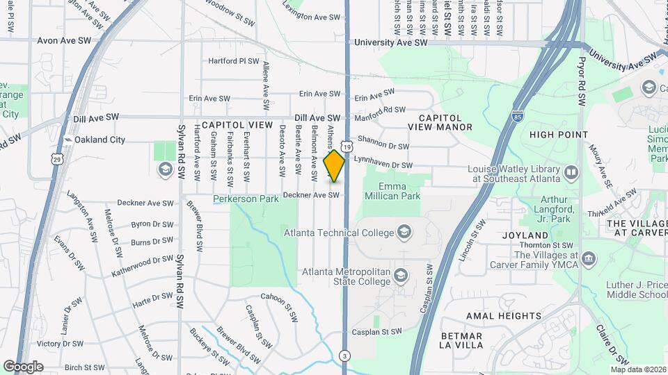 1470 Athens Ave SW Map and Location Details
