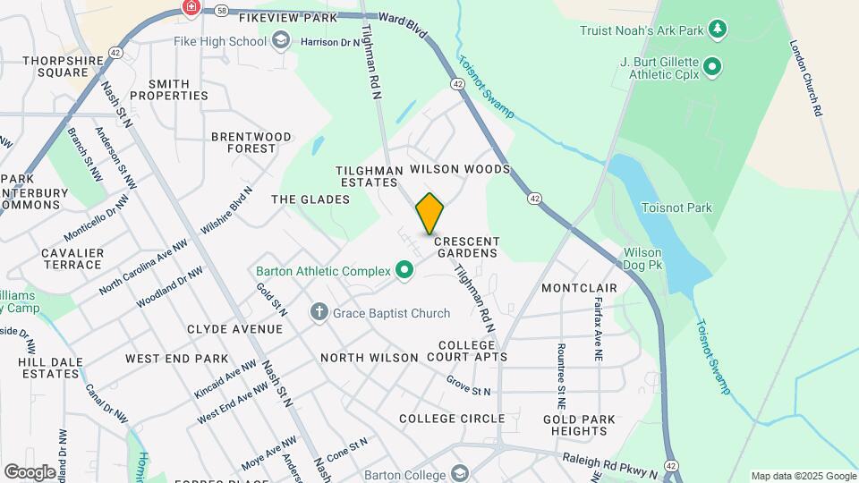 1503 Tilghman Rd N Map and Location Details