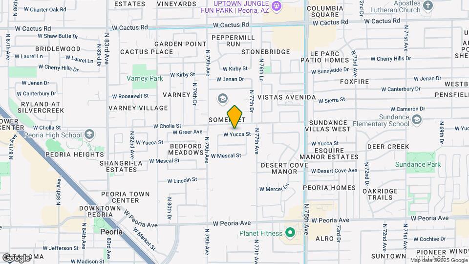 7744 W Yucca St Map and Location Details