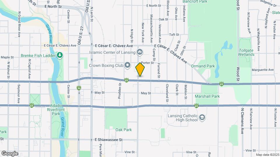 904 N Pennsylvania Ave Map and Location Details