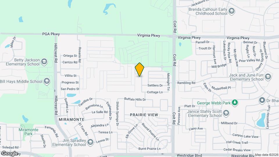 14617 Shady Grove Ln Map and Location Details