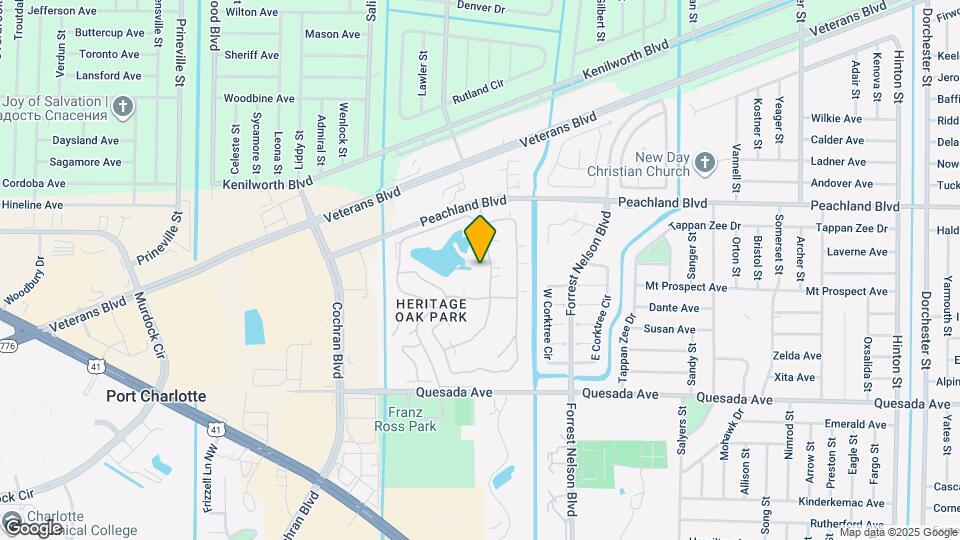 19385 Water Oak Drive Map and Location Details