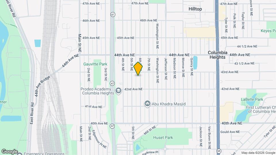 4240 6th St NE Mapa y Detalles de la Ubicación