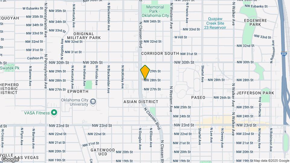 1228 NW 28th St Map and Location Details
