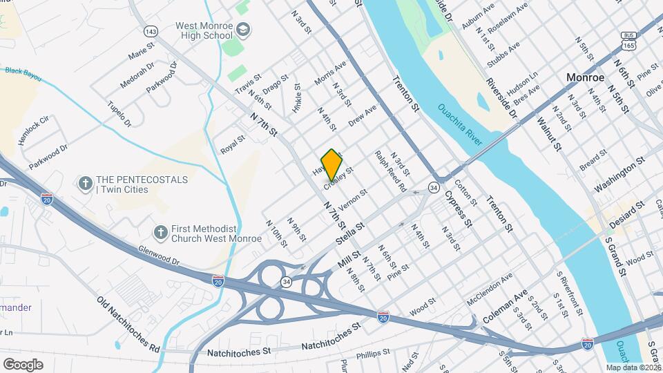 717 N 6th St Map and Location Details