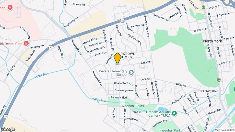 833 Gunnison Rd Map and Location Details