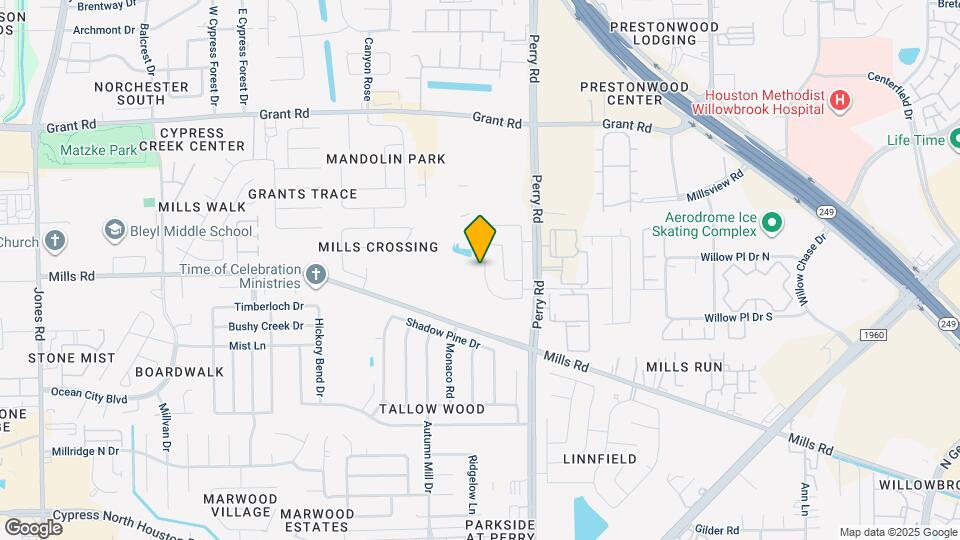 13031 Mills Creek Meadow Dr Map and Location Details
