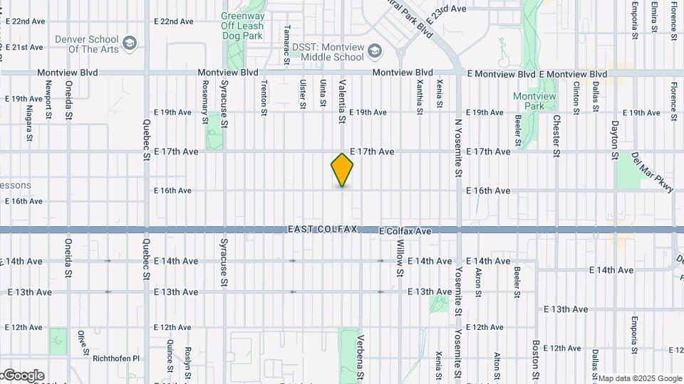 1595-1597 Valentia St Map and Location Details
