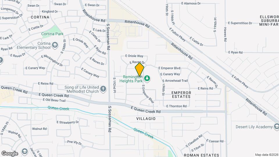 19407 E Canary Way Map and Location Details